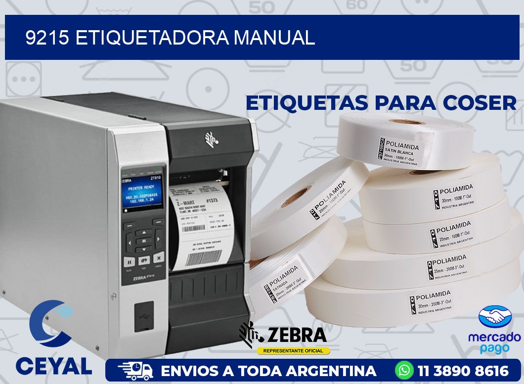 9215 ETIQUETADORA MANUAL