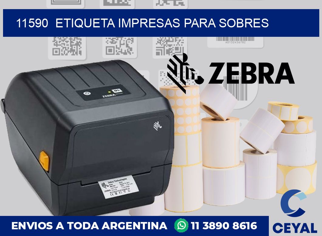 11590  ETIQUETA IMPRESAS PARA SOBRES