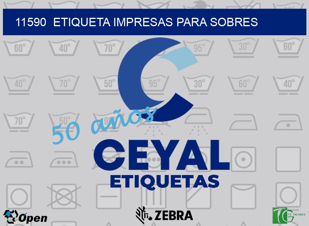 11590  ETIQUETA IMPRESAS PARA SOBRES