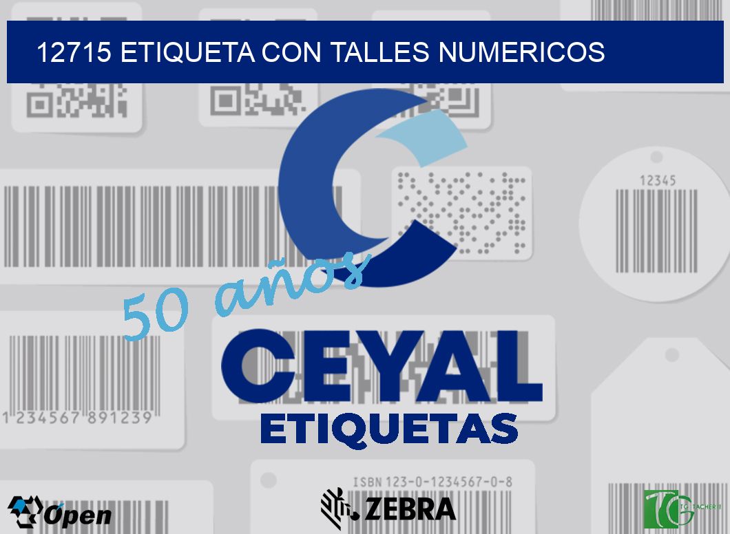 12715 ETIQUETA CON TALLES NUMERICOS