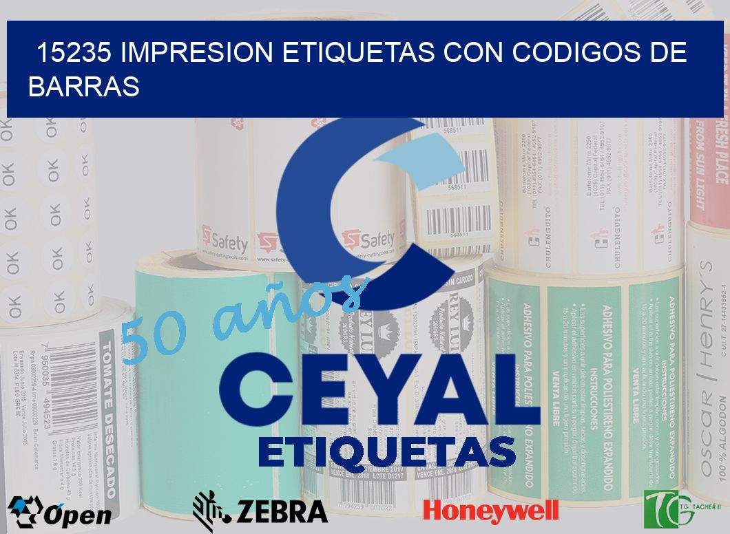 15235 IMPRESION ETIQUETAS CON CODIGOS DE BARRAS