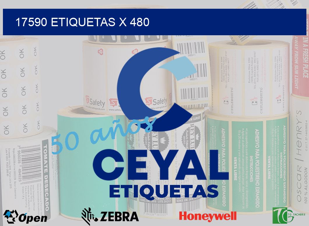 17590 Etiquetas x 480