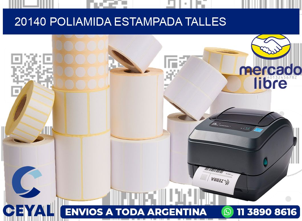 20140 POLIAMIDA ESTAMPADA TALLES