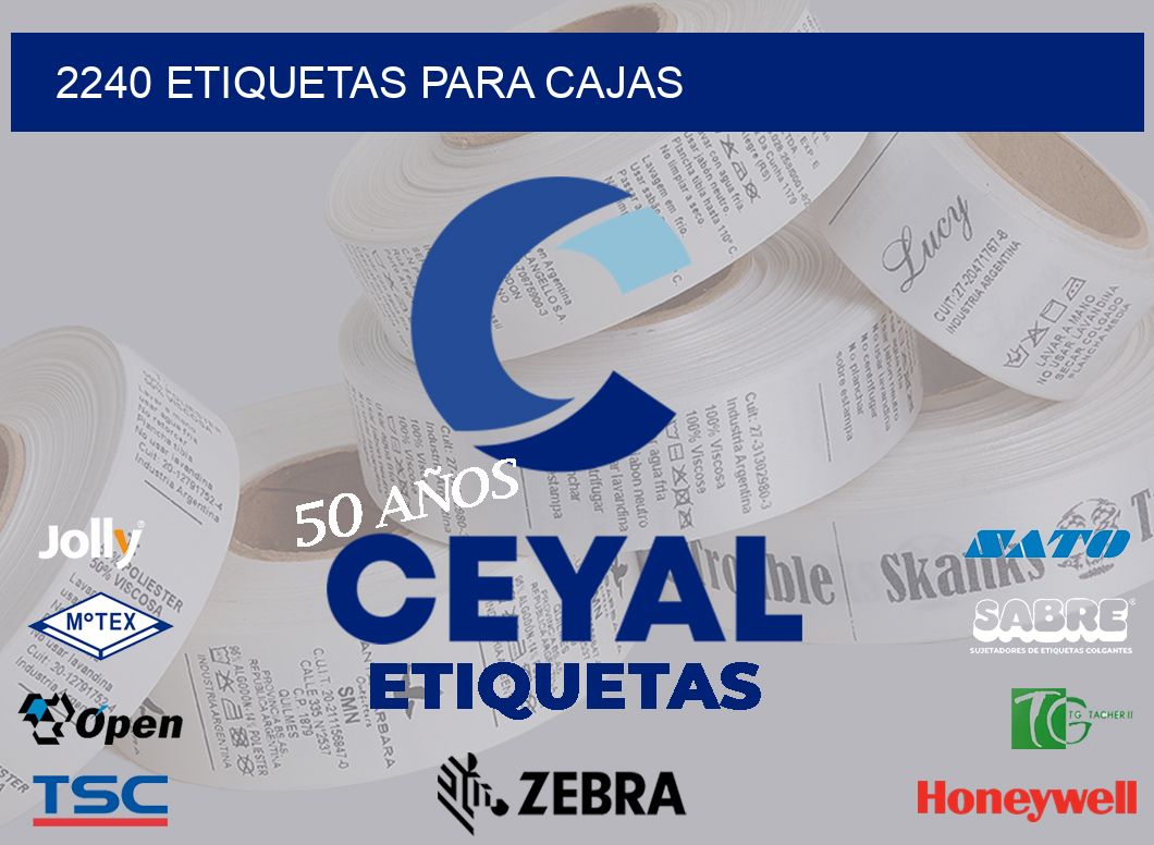 2240 ETIQUETAS PARA CAJAS