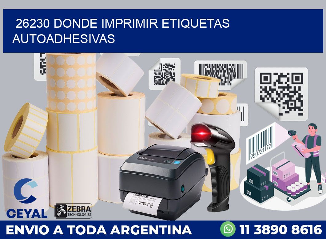 26230 DONDE IMPRIMIR ETIQUETAS AUTOADHESIVAS