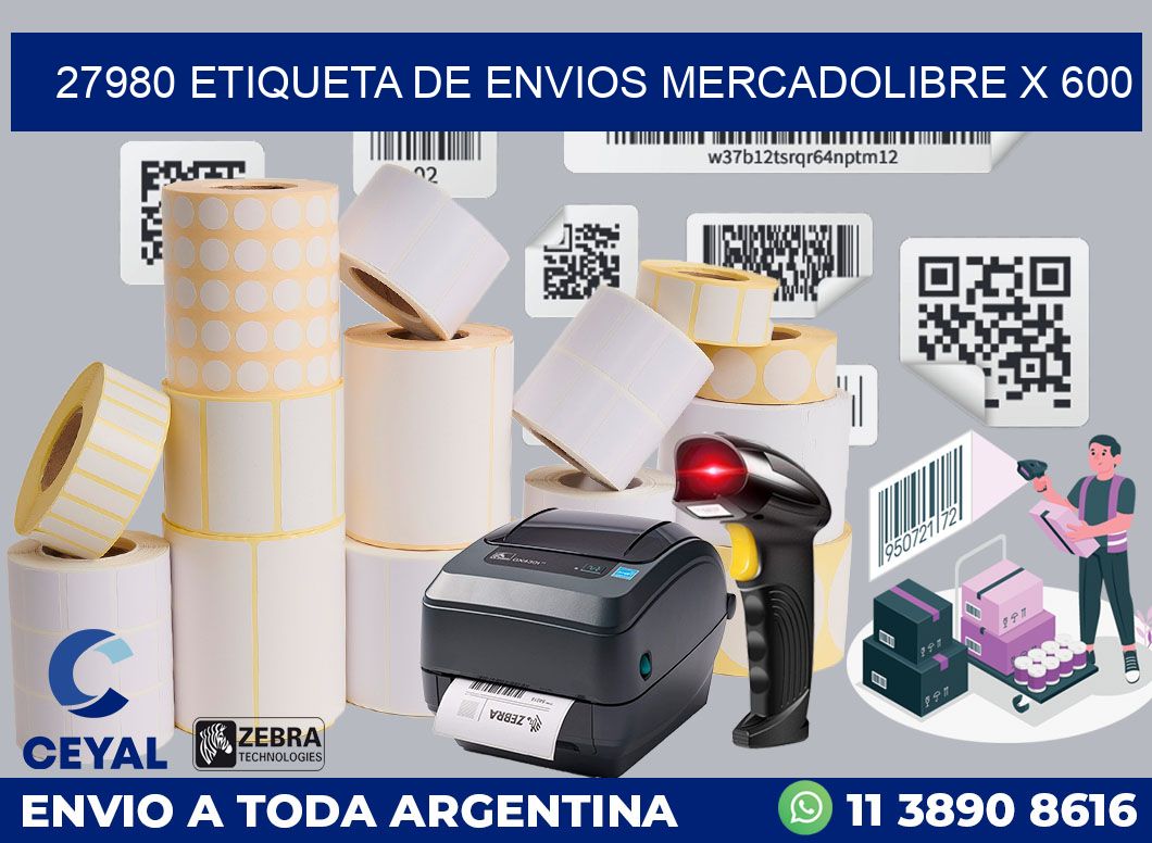 27980 etiqueta de envios mercadolibre x 600