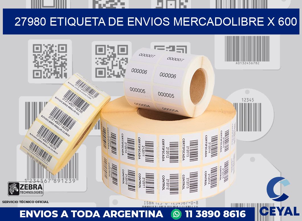 27980 etiqueta de envios mercadolibre x 600