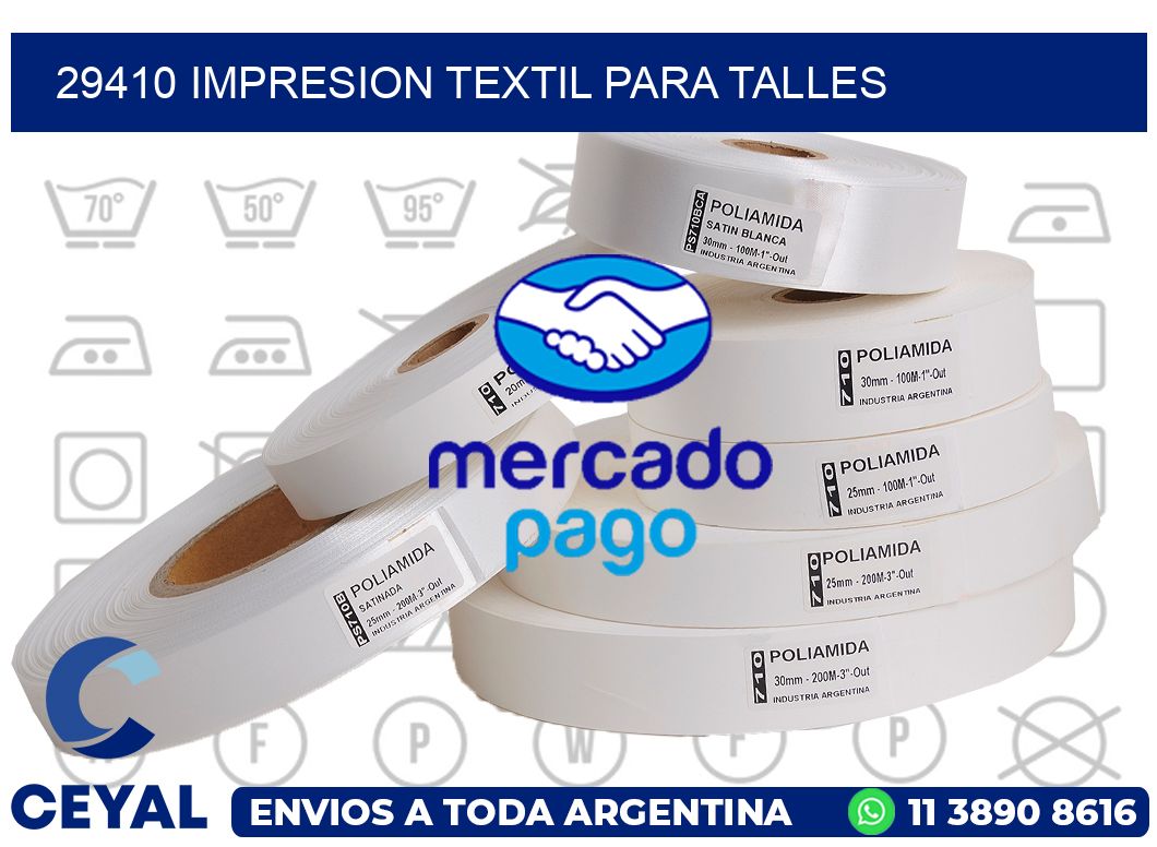 29410 IMPRESION TEXTIL PARA TALLES