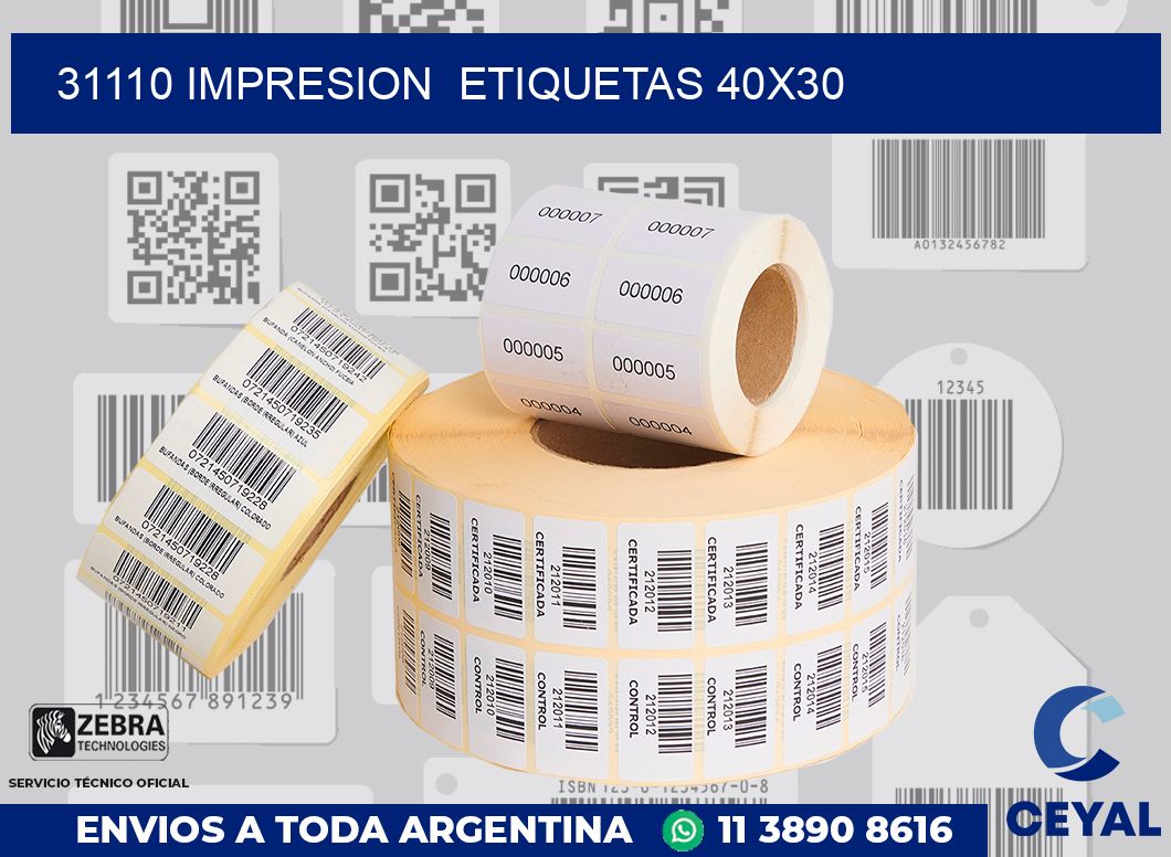 31110 impresion  etiquetas 40x30