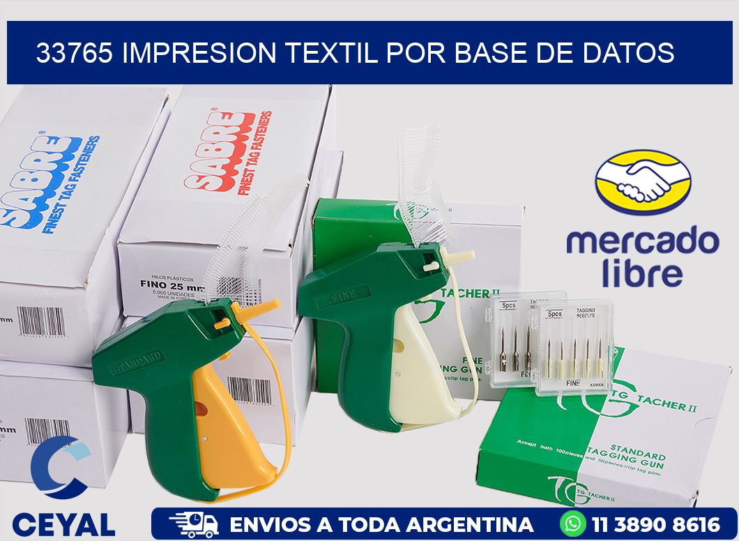 33765 IMPRESION TEXTIL POR BASE DE DATOS