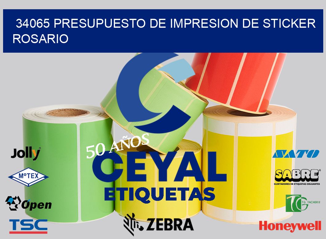 34065 PRESUPUESTO DE IMPRESION DE STICKER ROSARIO