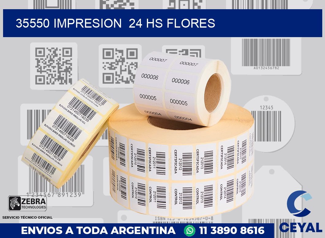 35550 impresion  24 hs flores
