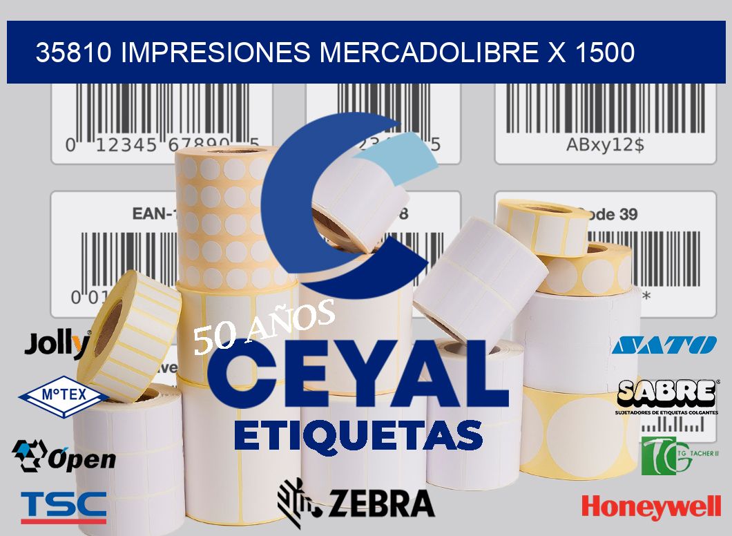 35810 impresiones mercadolibre x 1500