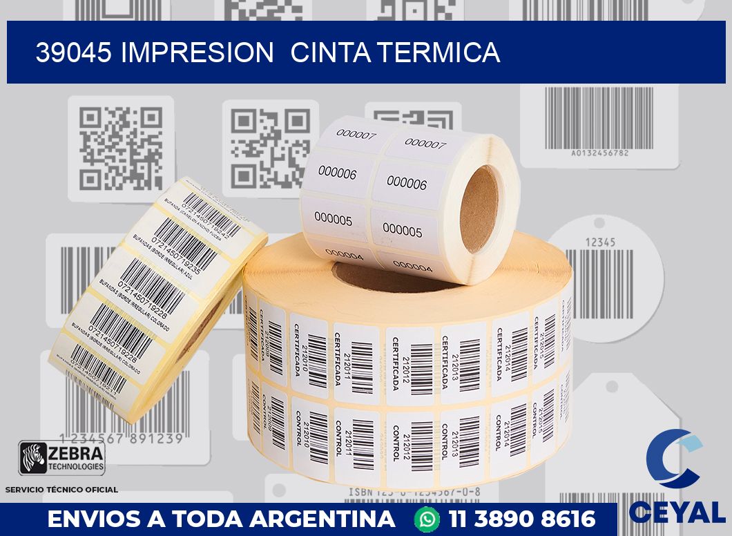 39045 impresion  cinta termica
