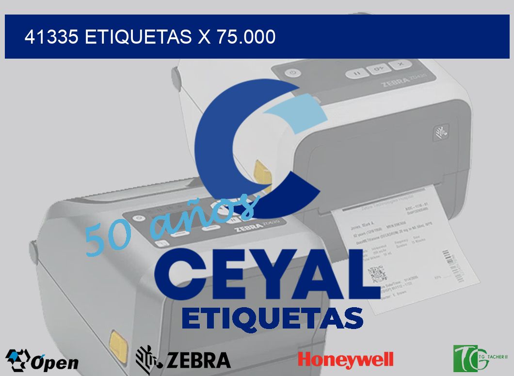 41335 Etiquetas x 75.000