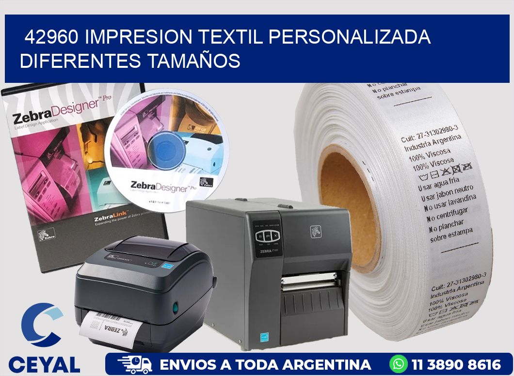 42960 IMPRESION TEXTIL PERSONALIZADA DIFERENTES TAMAÑOS