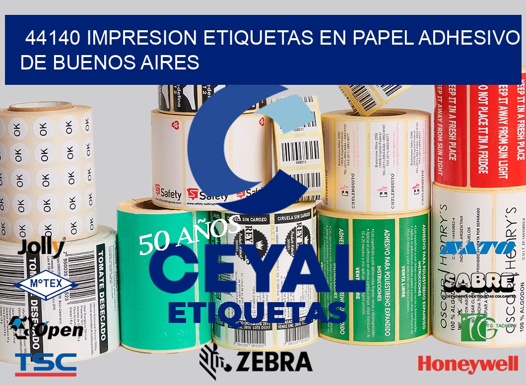 44140 IMPRESION ETIQUETAS EN PAPEL ADHESIVO DE BUENOS AIRES