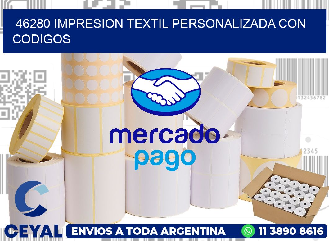 46280 IMPRESION TEXTIL PERSONALIZADA CON CODIGOS