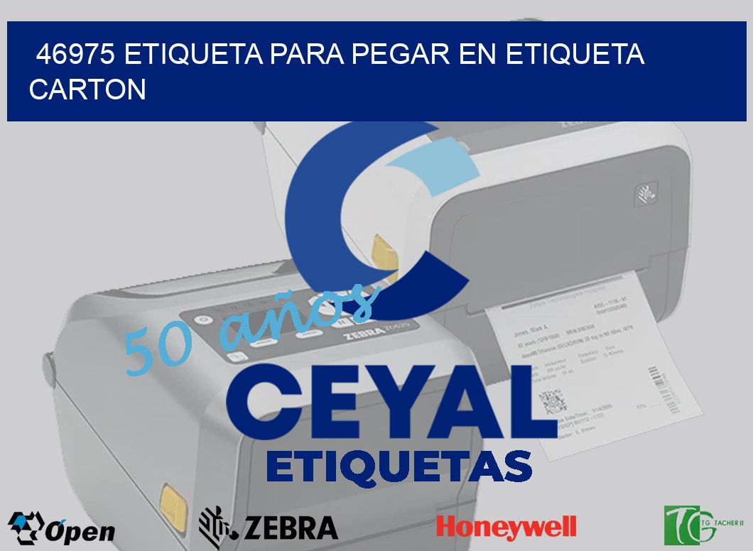 46975 ETIQUETA PARA PEGAR EN ETIQUETA CARTON