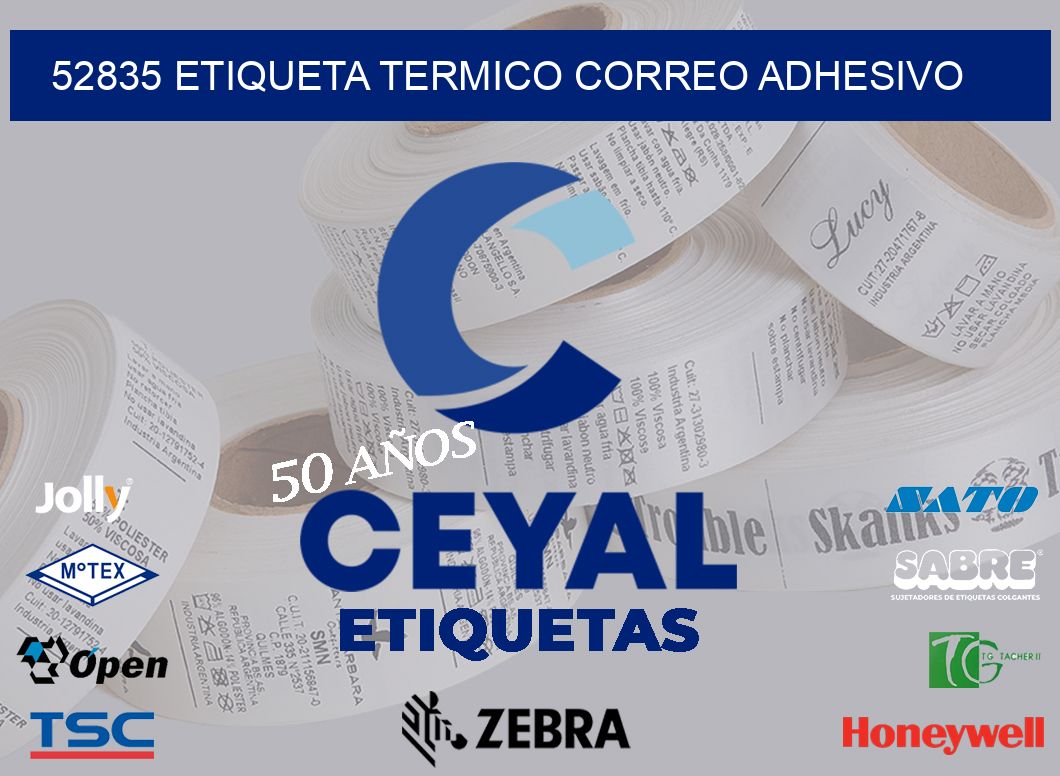 52835 ETIQUETA TERMICO CORREO ADHESIVO