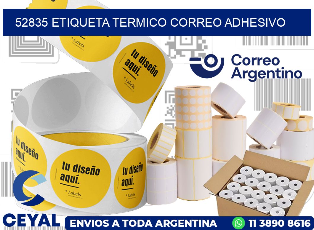 52835 ETIQUETA TERMICO CORREO ADHESIVO