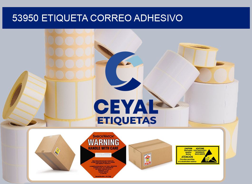 53950 ETIQUETA CORREO ADHESIVO
