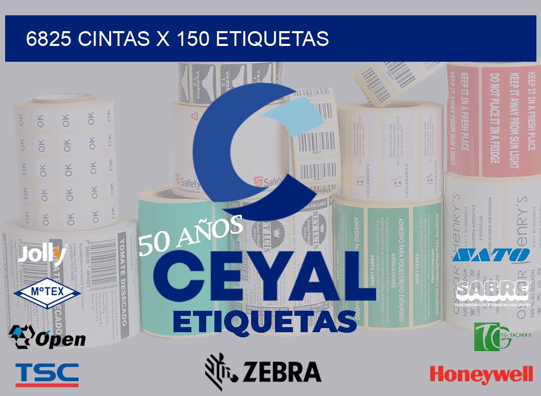 6825 cintas x 150 etiquetas