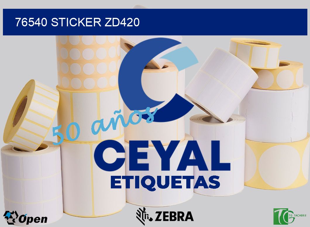 76540 STICKER ZD420