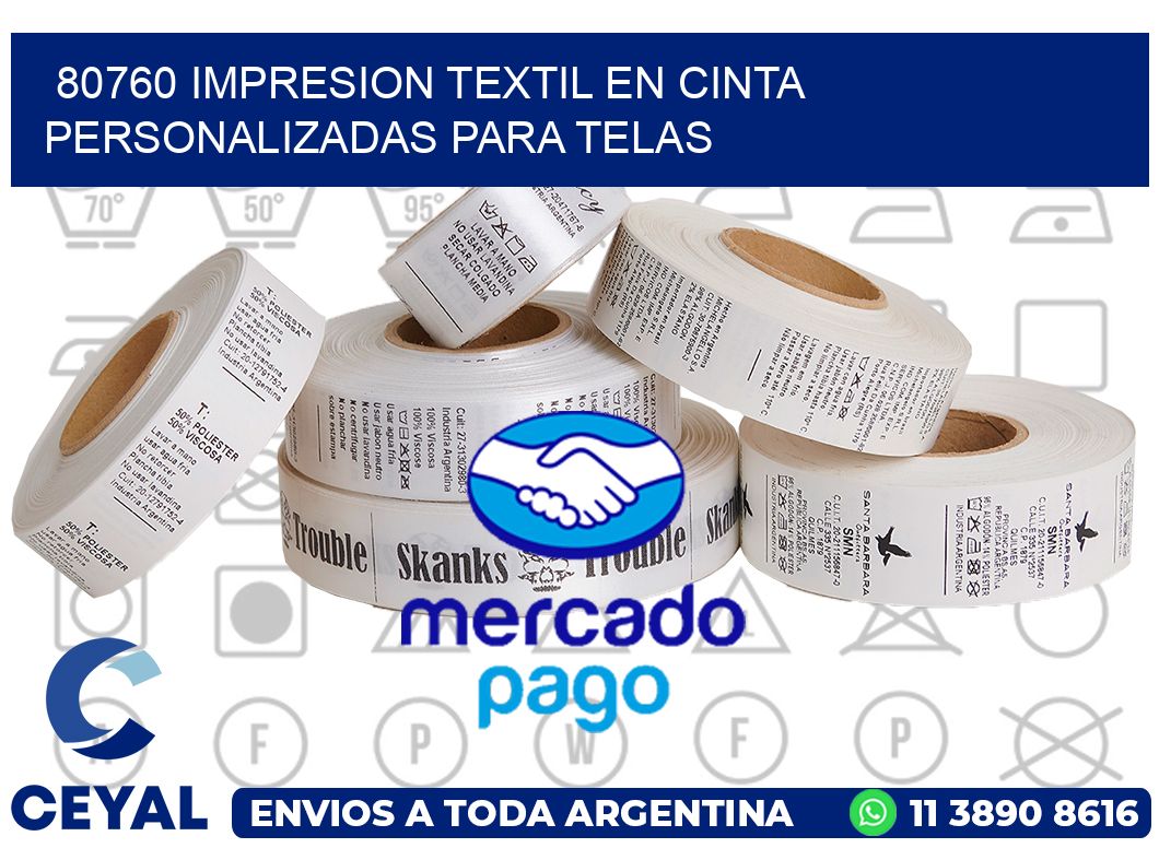 80760 IMPRESION TEXTIL EN CINTA PERSONALIZADAS PARA TELAS