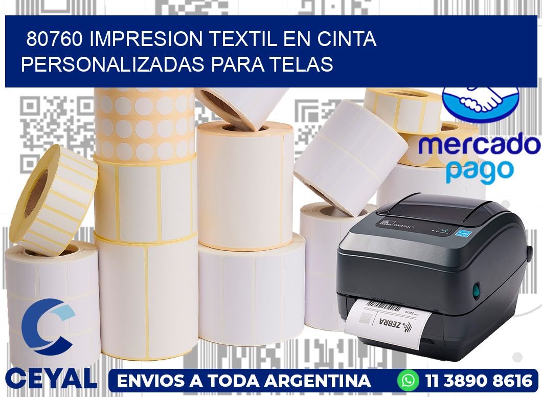 80760 IMPRESION TEXTIL EN CINTA PERSONALIZADAS PARA TELAS