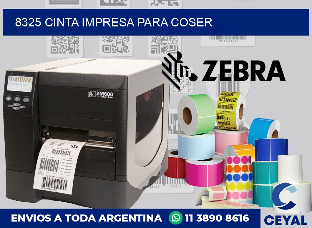 8325 CINTA IMPRESA PARA COSER