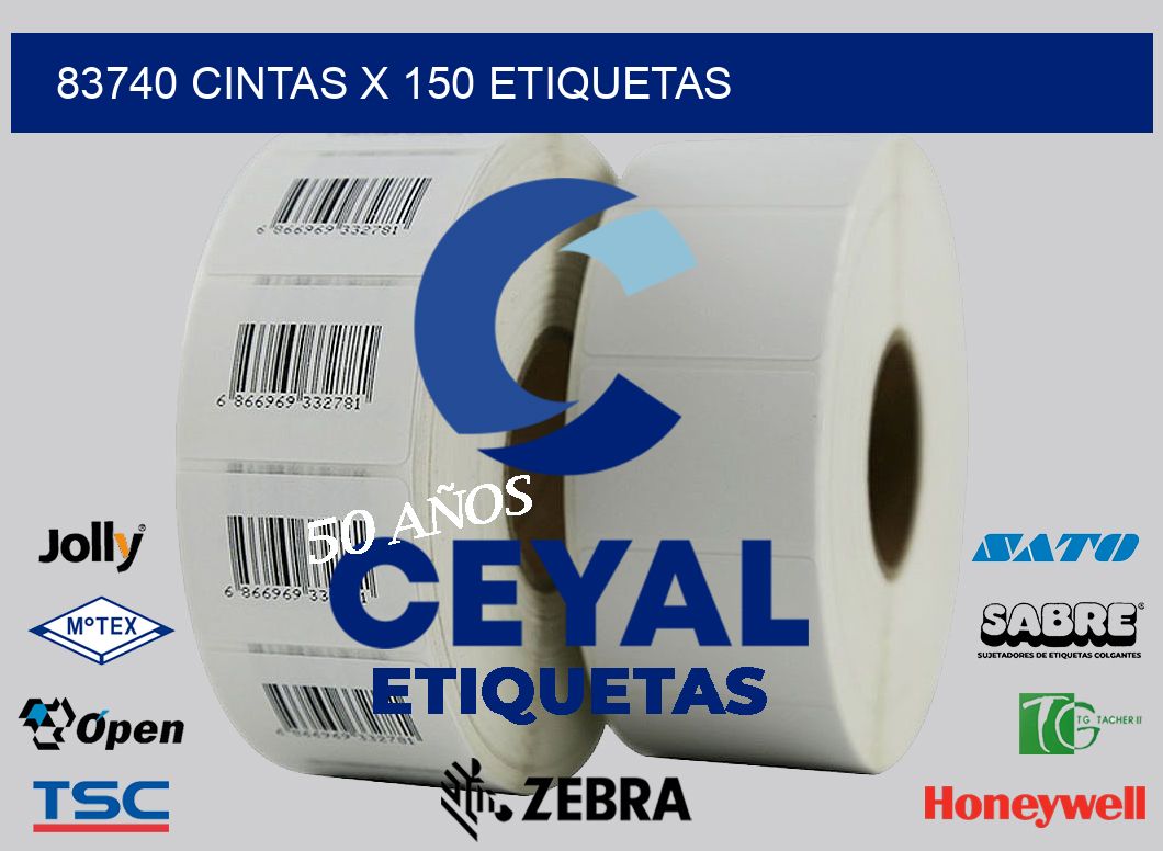 83740 cintas x 150 etiquetas