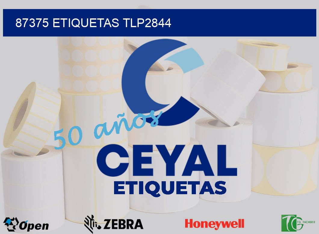 87375 ETIQUETAS TLP2844