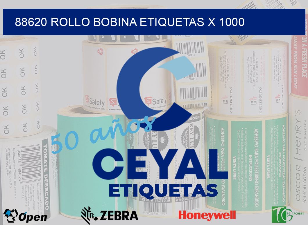 88620 Rollo bobina etiquetas x 1000