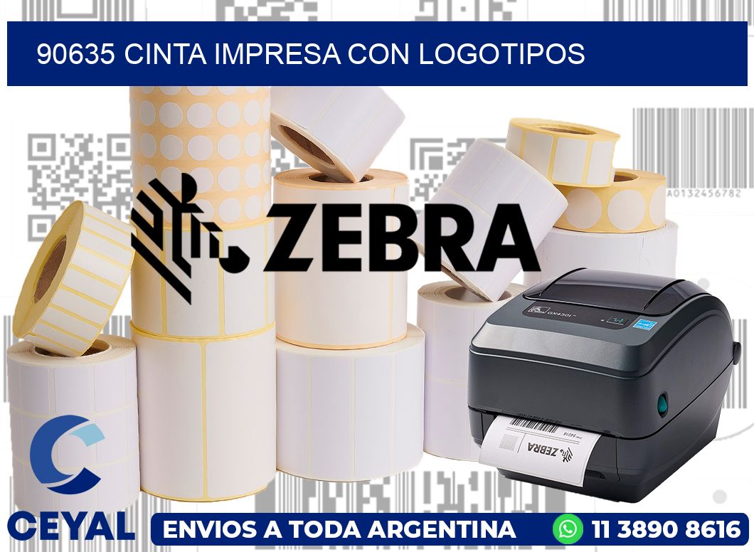 90635 CINTA IMPRESA CON LOGOTIPOS