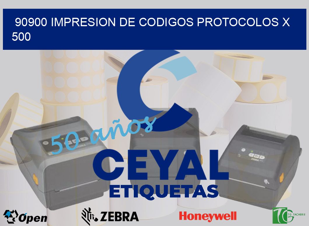 90900 impresion de codigos protocolos x 500