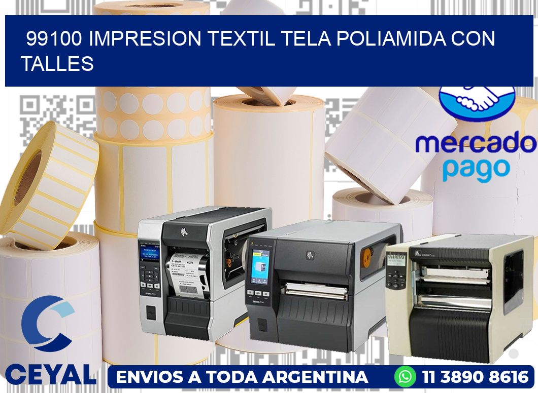99100 IMPRESION TEXTIL TELA POLIAMIDA CON TALLES