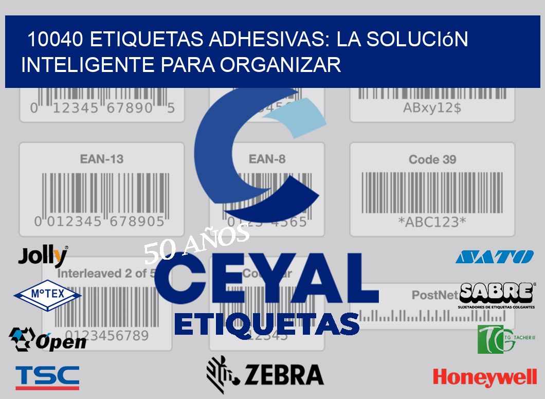 10040 Etiquetas Adhesivas: La Solución Inteligente para Organizar