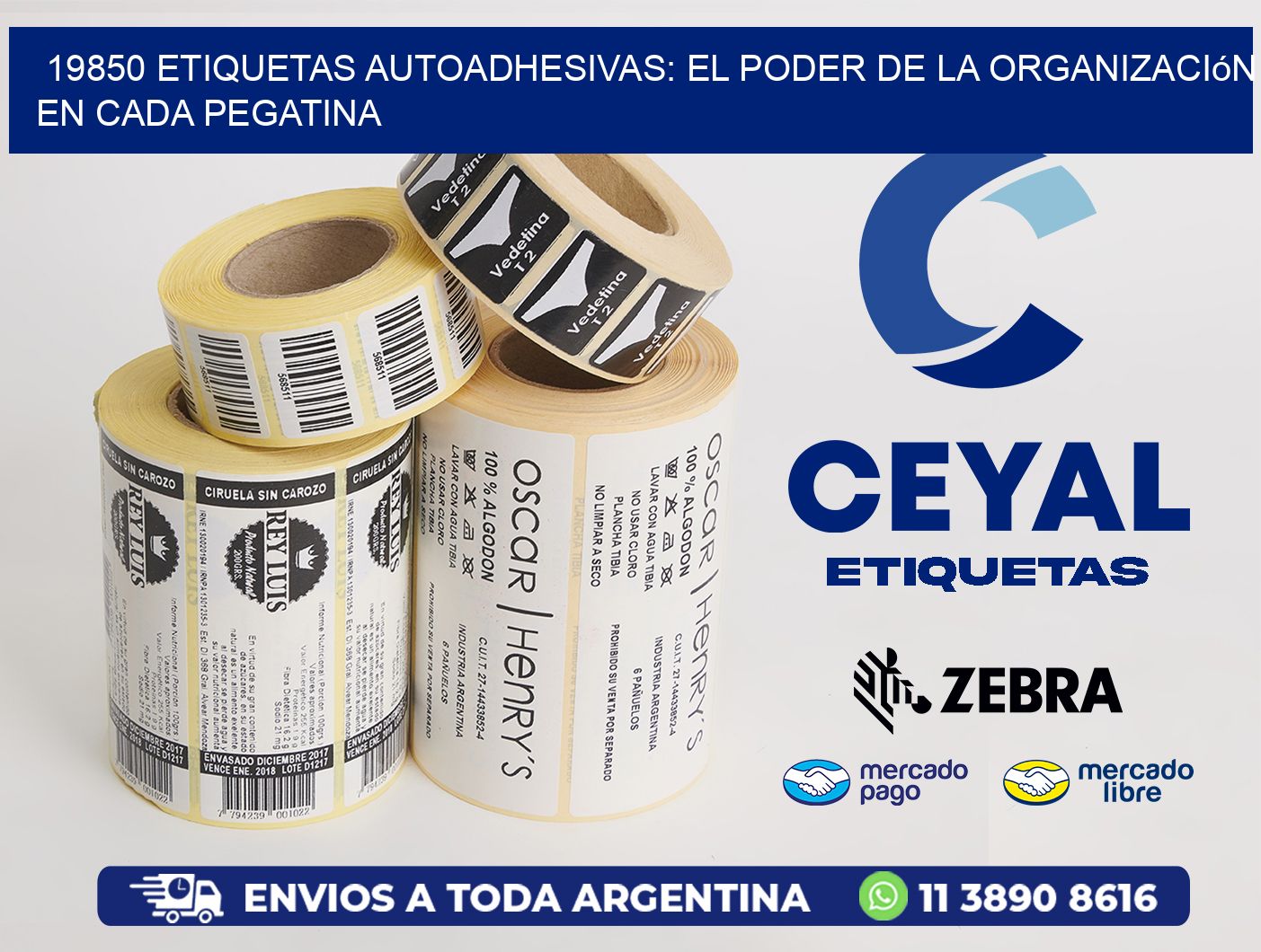 19850 Etiquetas Autoadhesivas: El Poder de la Organización en Cada Pegatina
