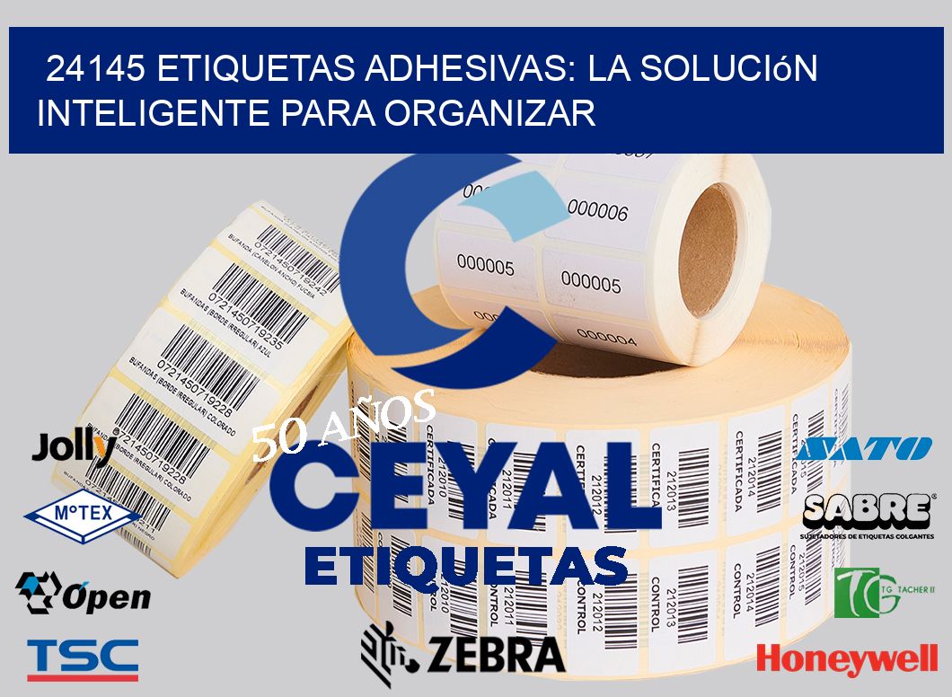 24145 Etiquetas Adhesivas: La Solución Inteligente para Organizar