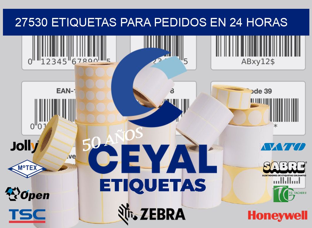 27530 ETIQUETAS PARA PEDIDOS EN 24 HORAS