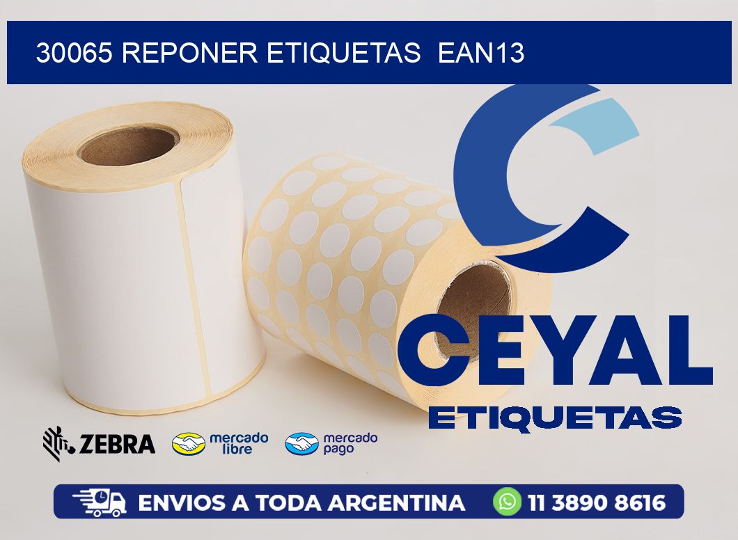 30065 REPONER ETIQUETAS  EAN13