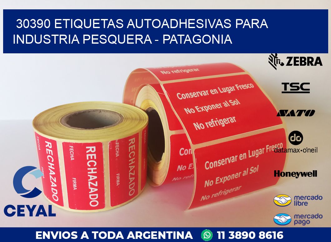 30390 ETIQUETAS AUTOADHESIVAS PARA INDUSTRIA PESQUERA – PATAGONIA