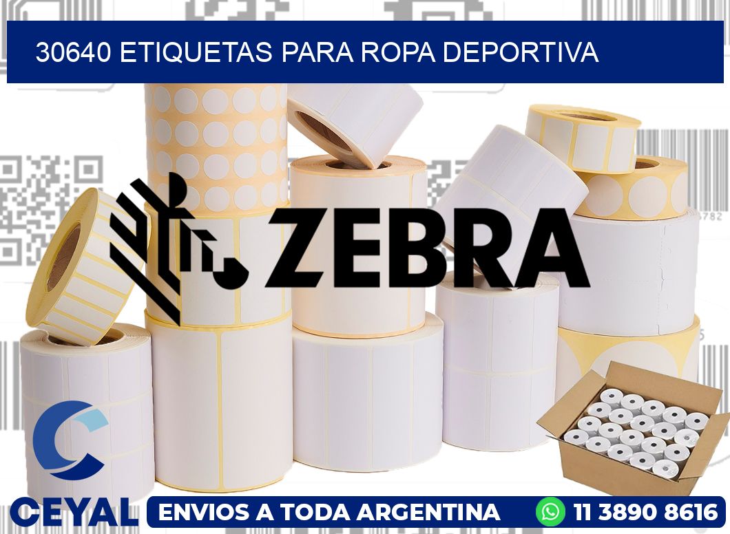 30640 ETIQUETAS PARA ROPA DEPORTIVA