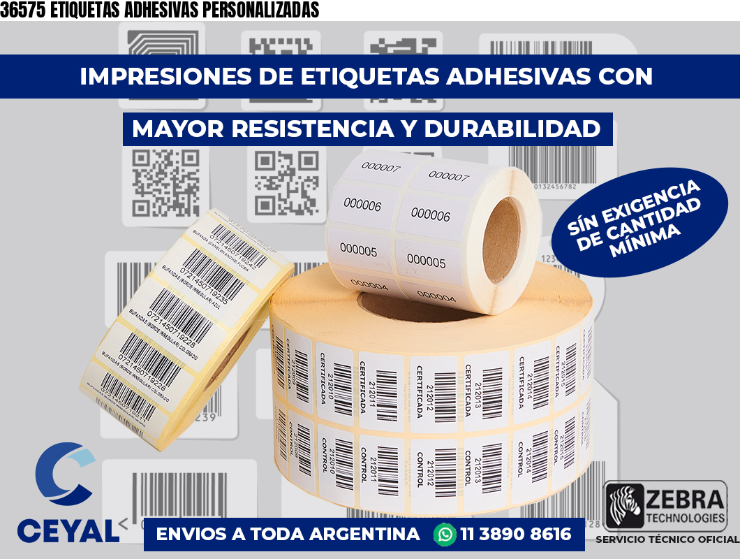 36575 ETIQUETAS ADHESIVAS PERSONALIZADAS
