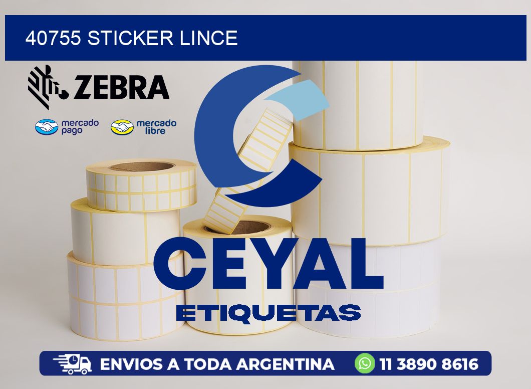 40755 STICKER LINCE