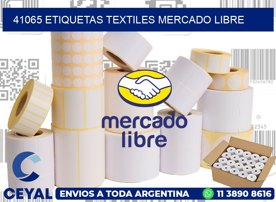 41065 ETIQUETAS TEXTILES MERCADO LIBRE