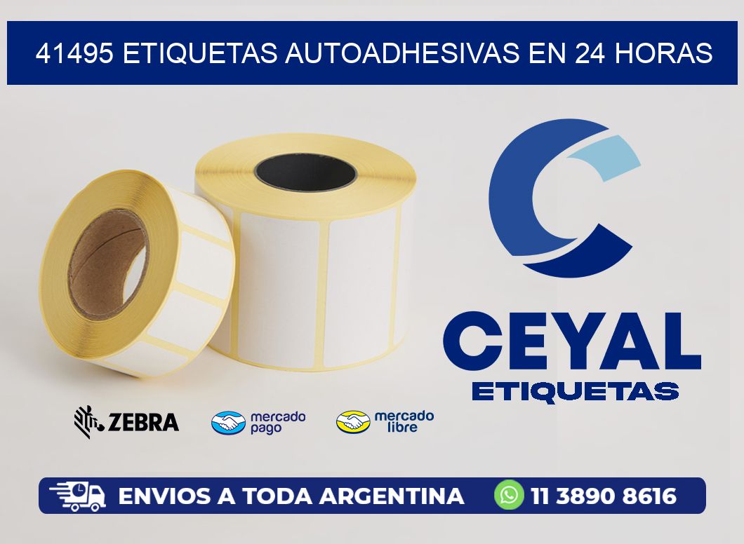 41495 ETIQUETAS AUTOADHESIVAS EN 24 HORAS