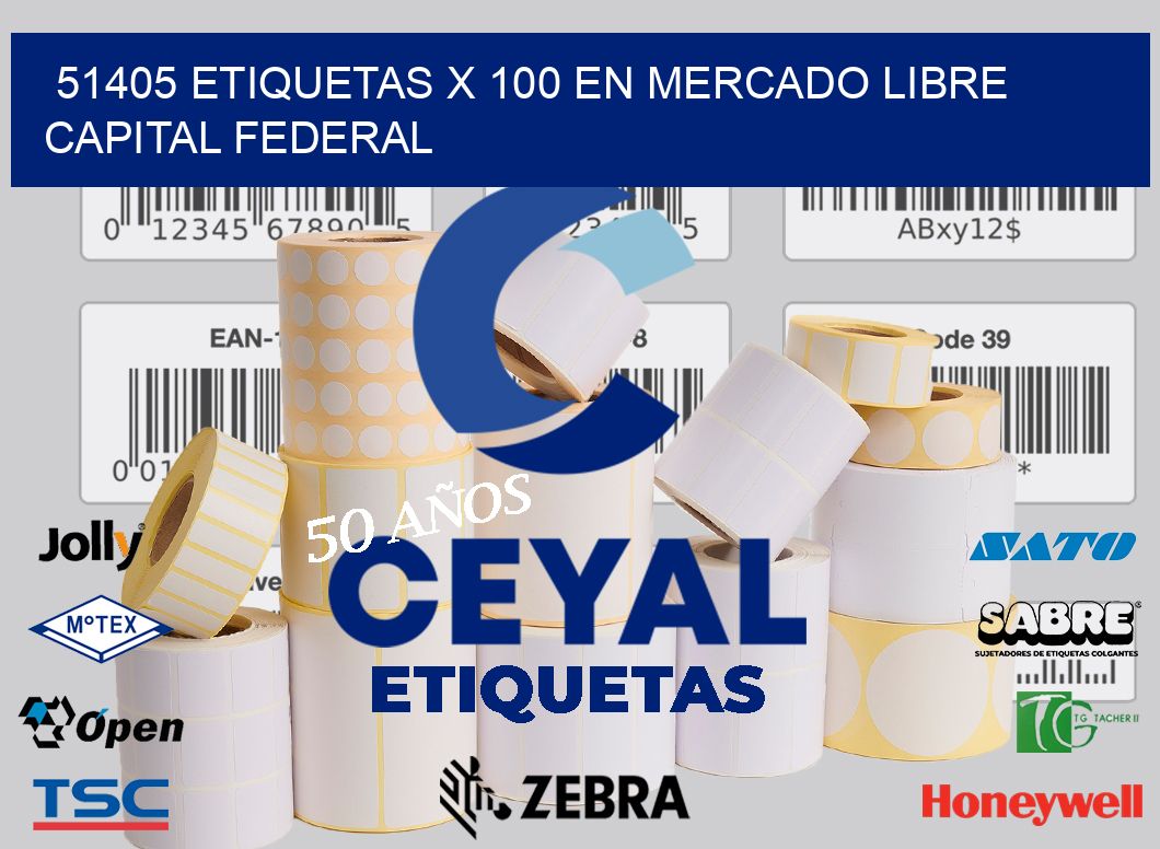51405 ETIQUETAS X 100 EN MERCADO LIBRE CAPITAL FEDERAL