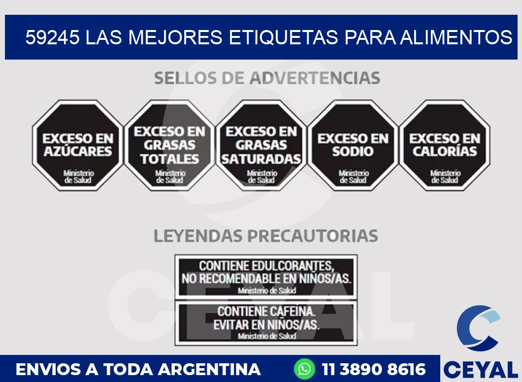 59245 LAS MEJORES ETIQUETAS PARA ALIMENTOS